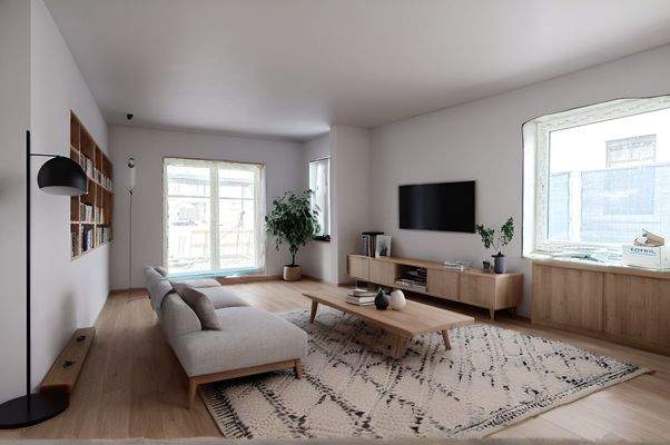 Wohnzimmer - Visualisierung