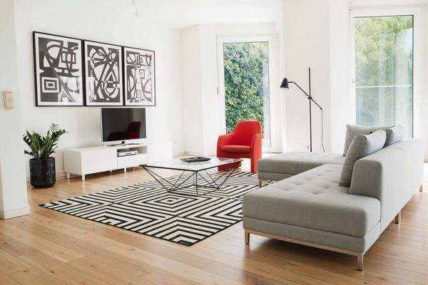 Wohnzimmer- beispielhafte Darstellung