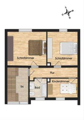 Grundriss - 1. Obergeschoss