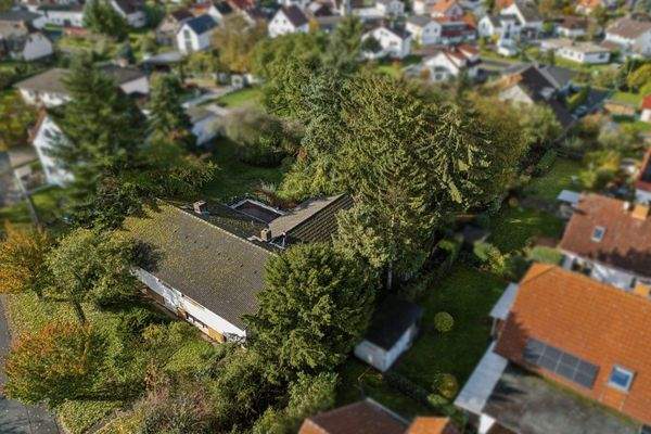 Luftbild Haus und Garten 