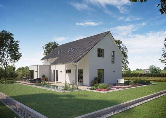 Großes Zweifamilienhaus mit Garten