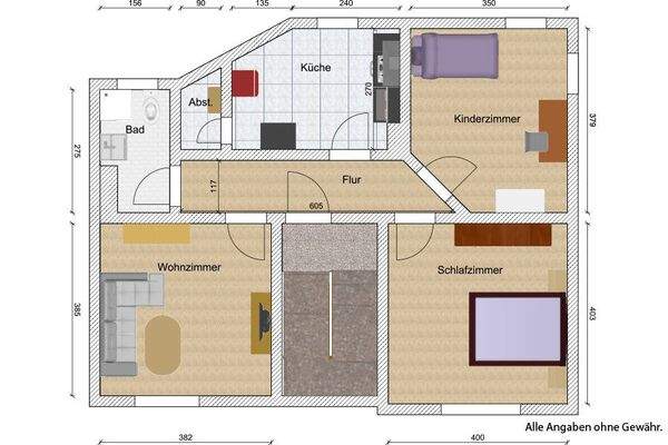 Grundriss Fritz-Reuter-Str. 3 1. OG