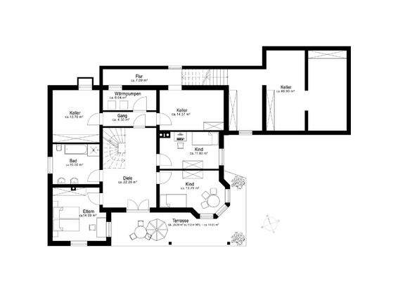 Grundriss Kellergeschoss