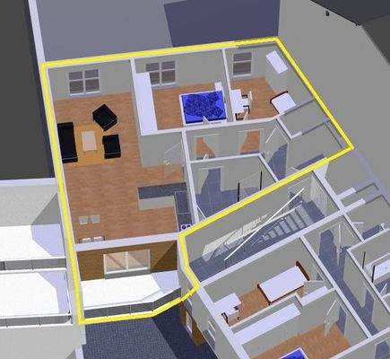 3-D-Ansicht Wohnung vom Keutel