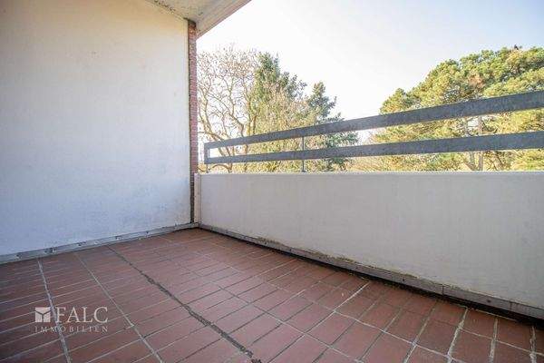 Schöner Südwest-Balkon