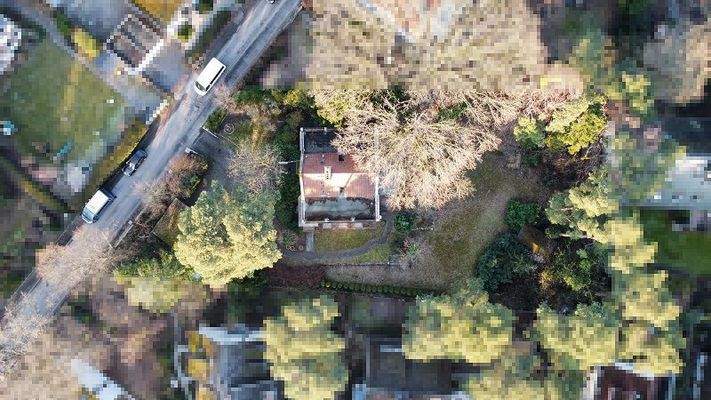 Drohnenaufnahme des Grundstücks