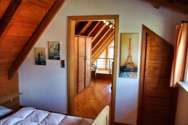 Spitzboden - Schlafen, Zugang zur Galerie