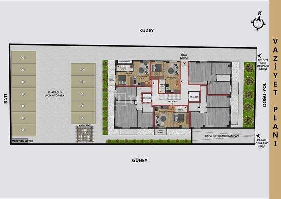 Apartments Near Social Amenities and Sea in Antalya Muratpaşa