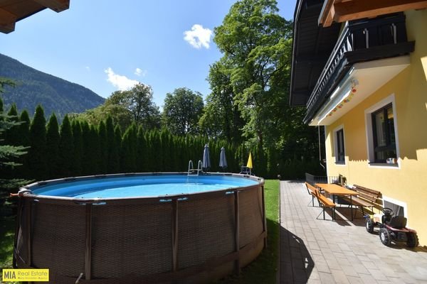 Ansicht - Saniertes und barrierefreies Einfamilienhaus in den Bergen Kauf Unken Salzburg Österreich