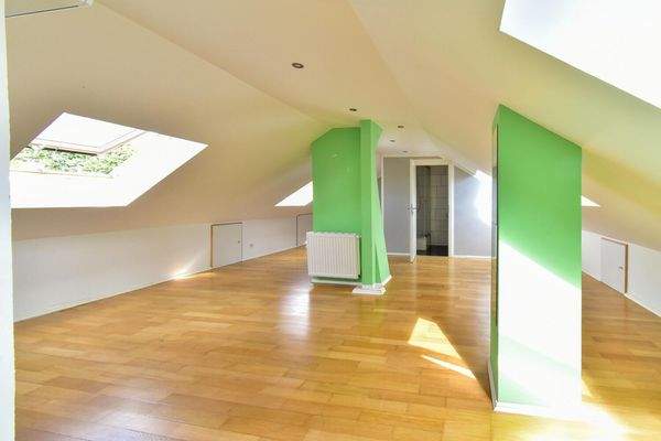 Ausgebautes Dachgeschoß