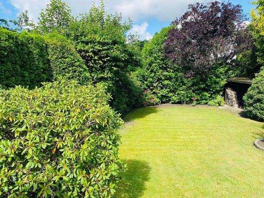 Garten in optimaler Süd-West-Lage