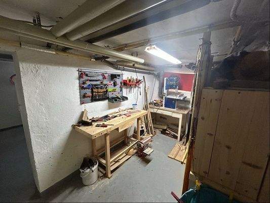 Werkstatt im Keller