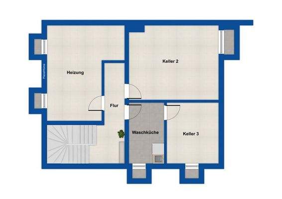 Grundriss Keller