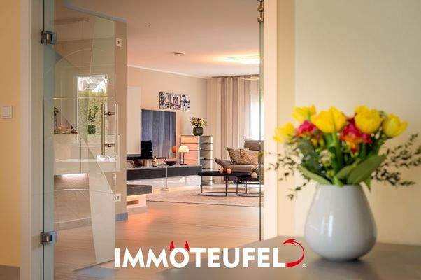 Blick in das Wohnzimmer