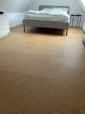 Schlafbereich im Spitzboden