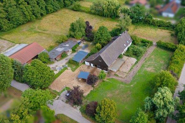 Luftansicht Hofreite