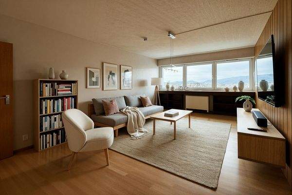 Wohnzimmer - (KI generiertes Visualisierungsbeispiel)