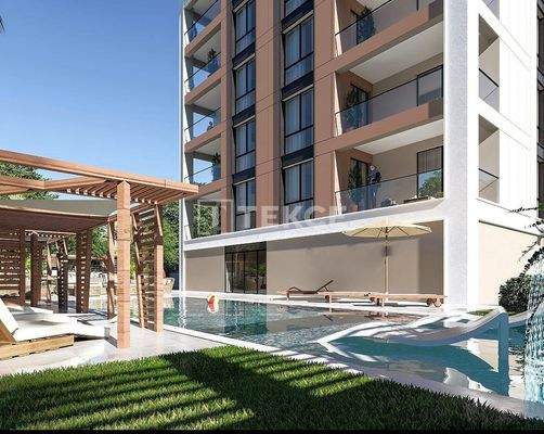 3-Bedroom Apartments in a Project with a Pool in Bursa