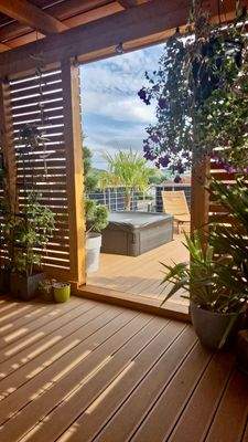 Sichtschutz auf der Terrasse