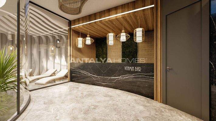 Real Estate in a Project with Pools in Altıntaş Antalya