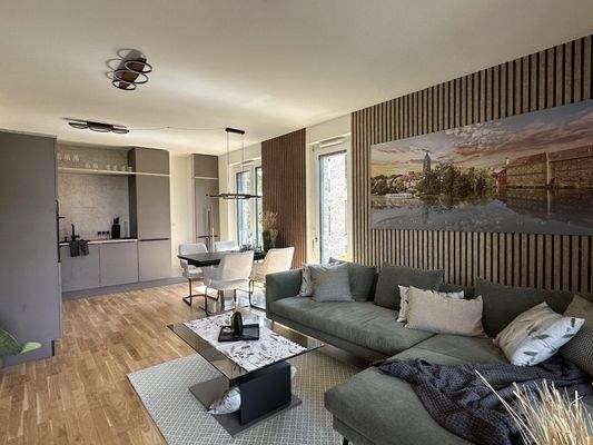 Wohnzimmer Musterwohnung