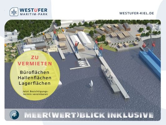 Teilbare Büros bis 350 m² am Westufer Kiel 