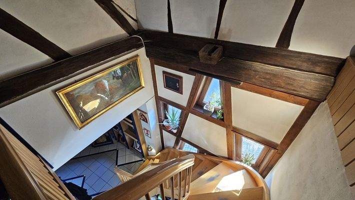 Treppe zum Obergeschoss Wohnung 3