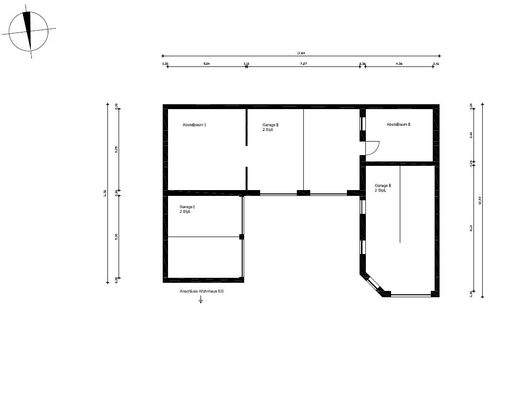 Grundriss Garagen