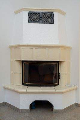 Kaminofen im Wohnzimmer