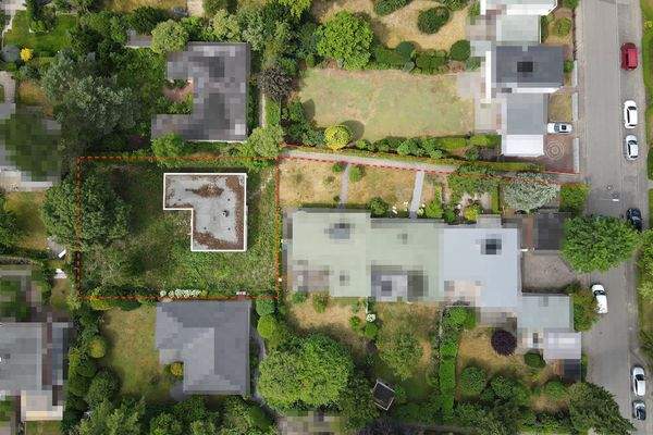 Vogelperspektive direktes Umfeld