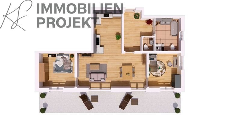 Untergeshoss Top View