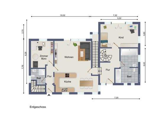 Grundriss Erdgeschoss