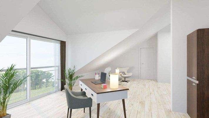 Büroräume im Dachgeschoss