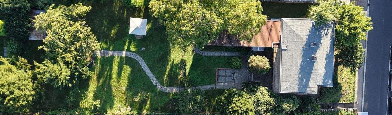 Luftbildaufnahme Grundstück