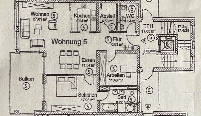 Grundriss Wohnung