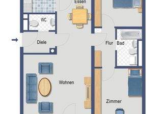 WE 3 Grundriss colouriert