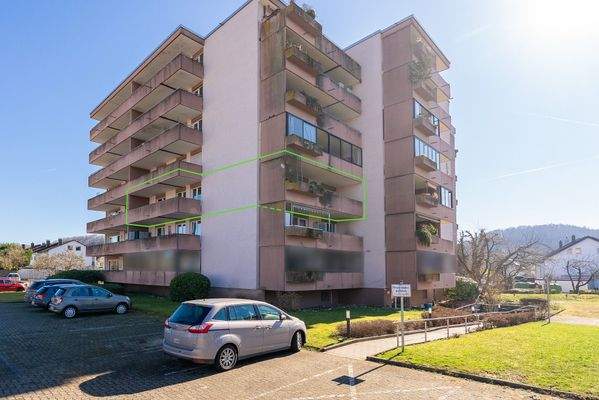 Ansicht von außen (Fassade und Balkone werden saniert 2026/2027)