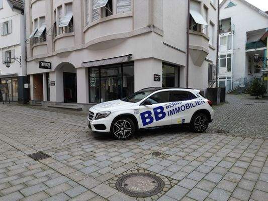 Direkt in der Fußgängerzone