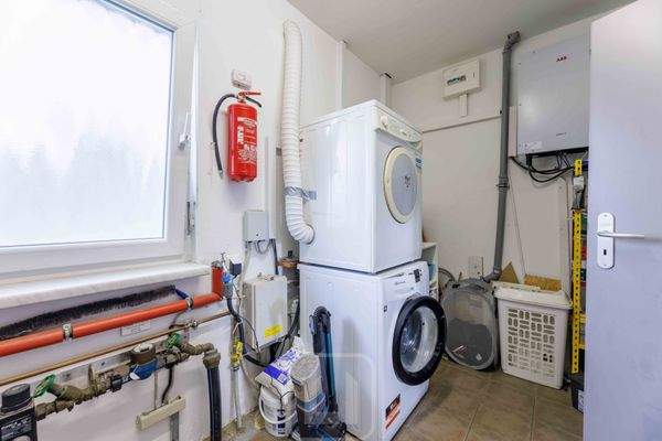 Platz für die Waschmaschine | Trockner