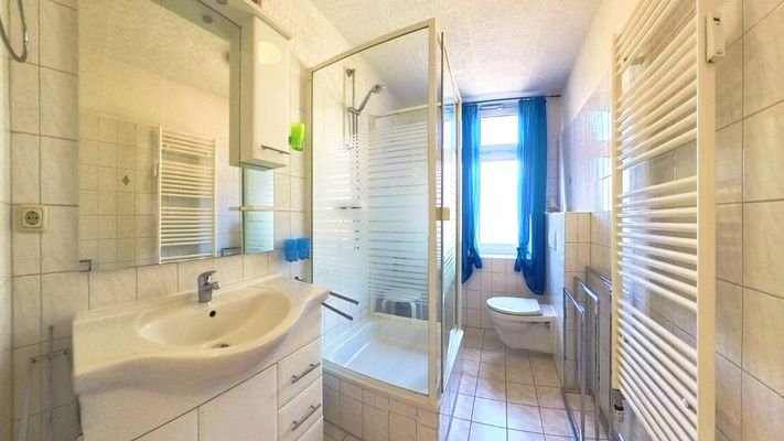 Duschbad im Obergeschoss WE 3