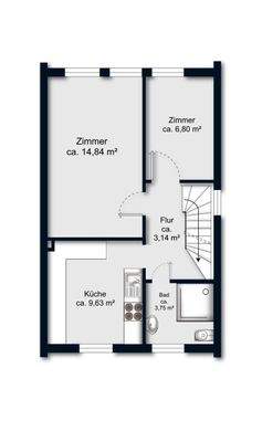 Grundriss Obergeschoss