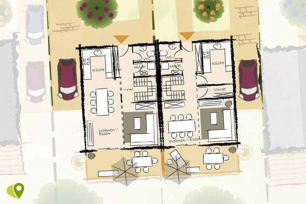 beispielhafter Grundriss, EG