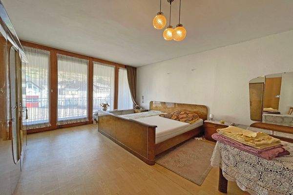 Schlafzimmer mit Loggia