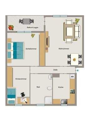 Grundriss (exemplarisch)