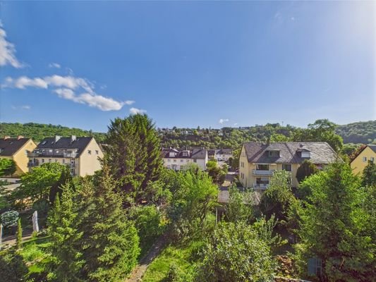Ausblick vom Balkon