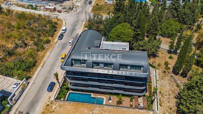 Apartments in a Complex Ready for Occupancy in Alanya