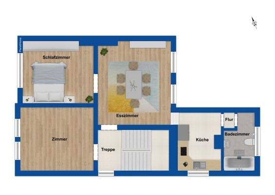 Grundriss 1. Obergeschoss