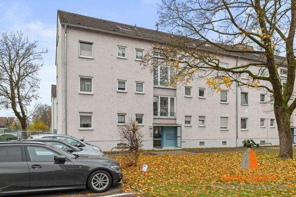 Blick auf die Wohnanlage