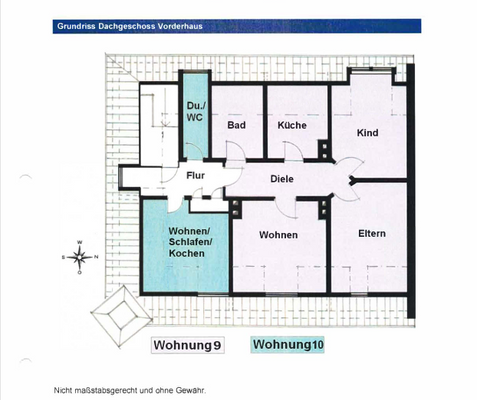 Grundriss Dachgeschoss 