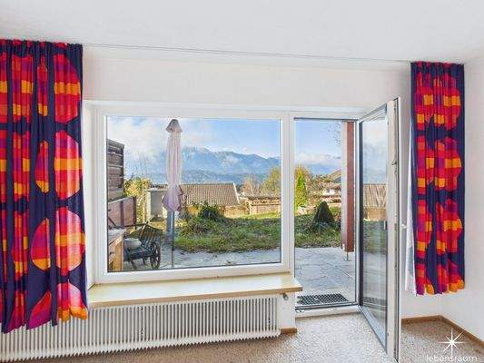 Zugang Südterrasse.